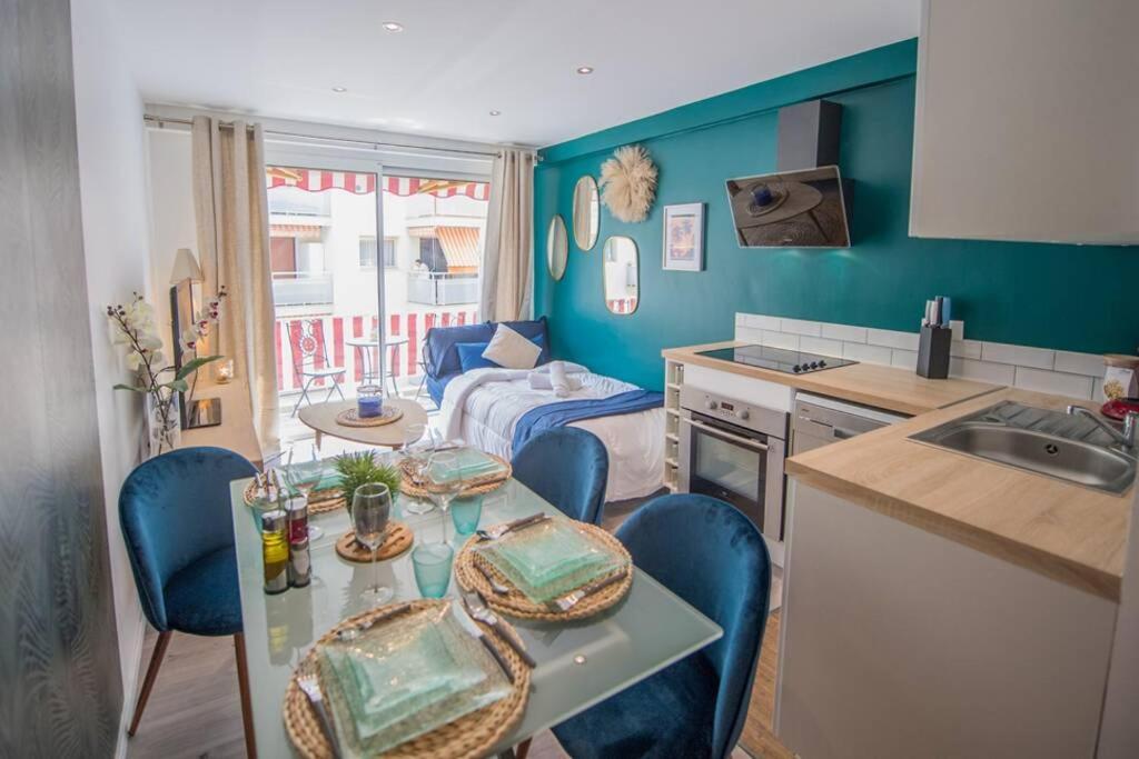 4 Couchages Climatise Direct Plage Wifi Parking Antibes Zewnętrze zdjęcie