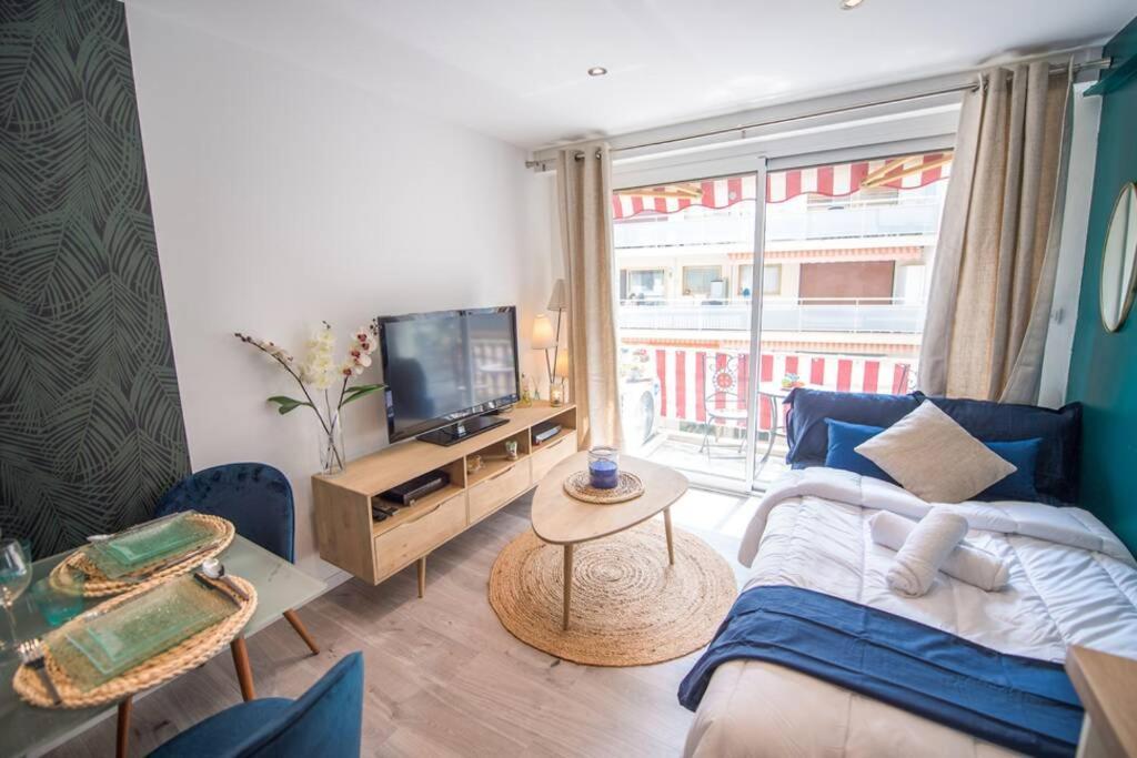 4 Couchages Climatise Direct Plage Wifi Parking Antibes Zewnętrze zdjęcie